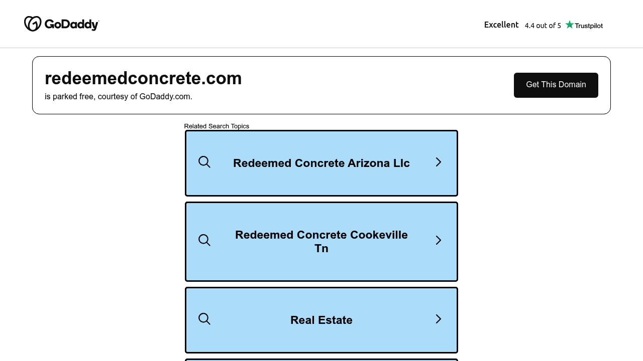 Redeemed Concrete professional concrete services