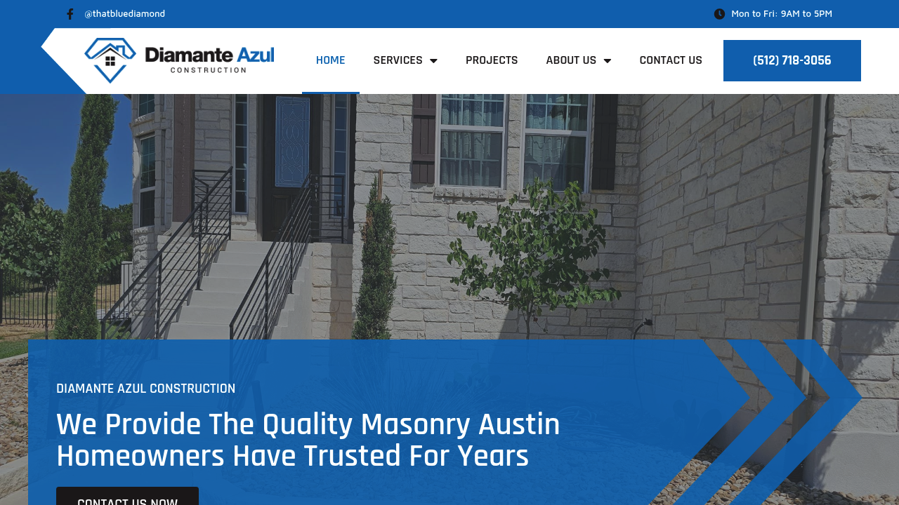Diamante Azul Construction professional concrete services