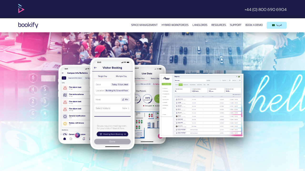 Desktop screenshot of Bookify web interface