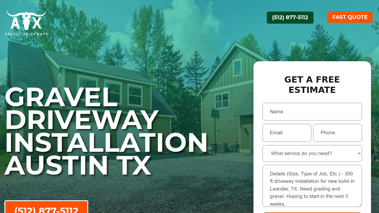 ATX Gravel Driveways professional concrete services