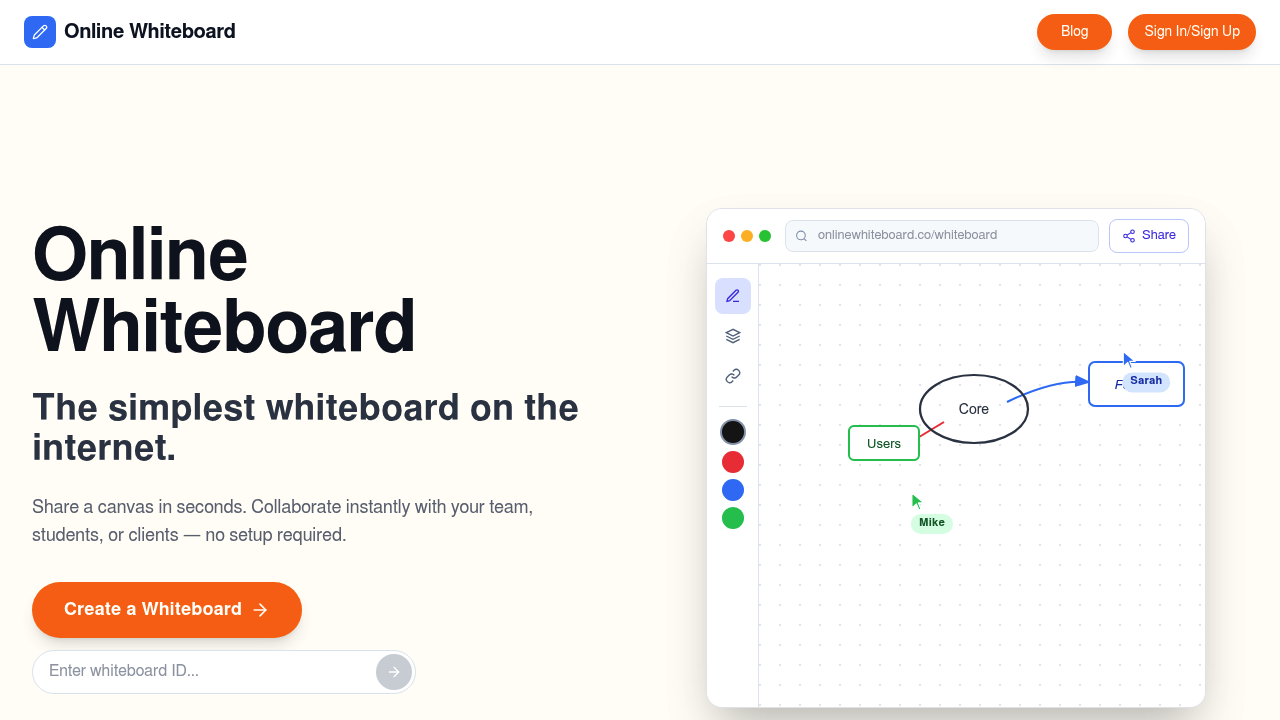 Online Whiteboard