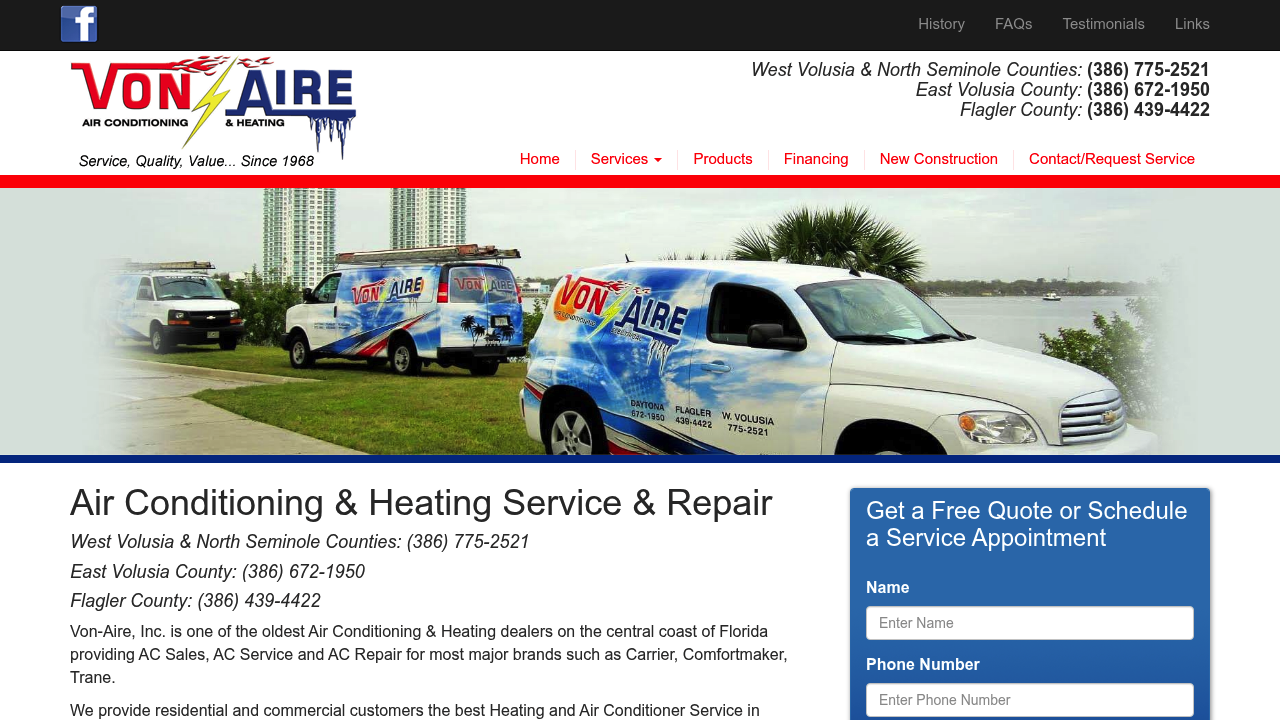 Von-Aire AC Service & Sales