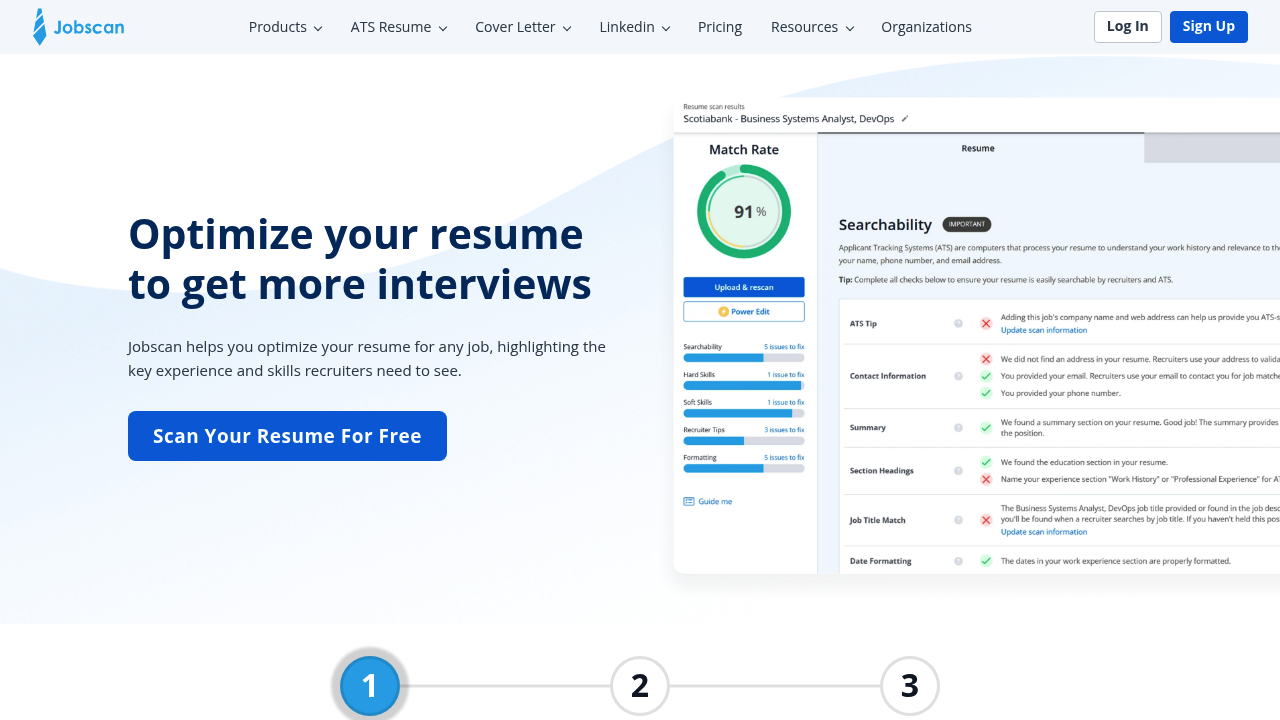 JobScan - Optimize your resume to get more interviews