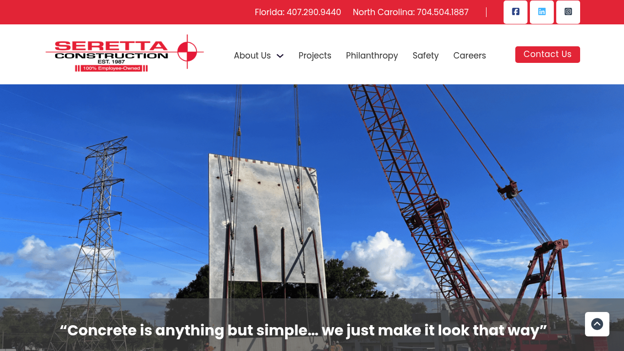Seretta Construction Texas professional concrete services