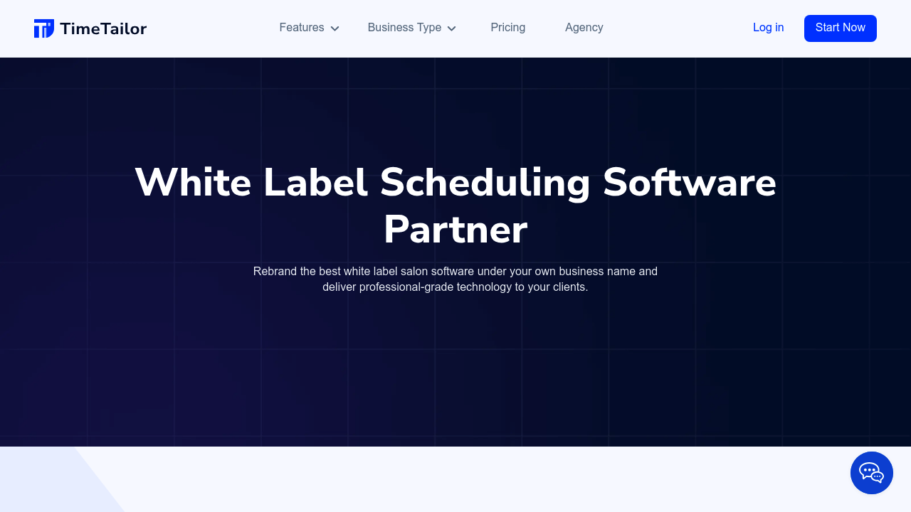 Desktop screenshot of TimeTailor web interface
