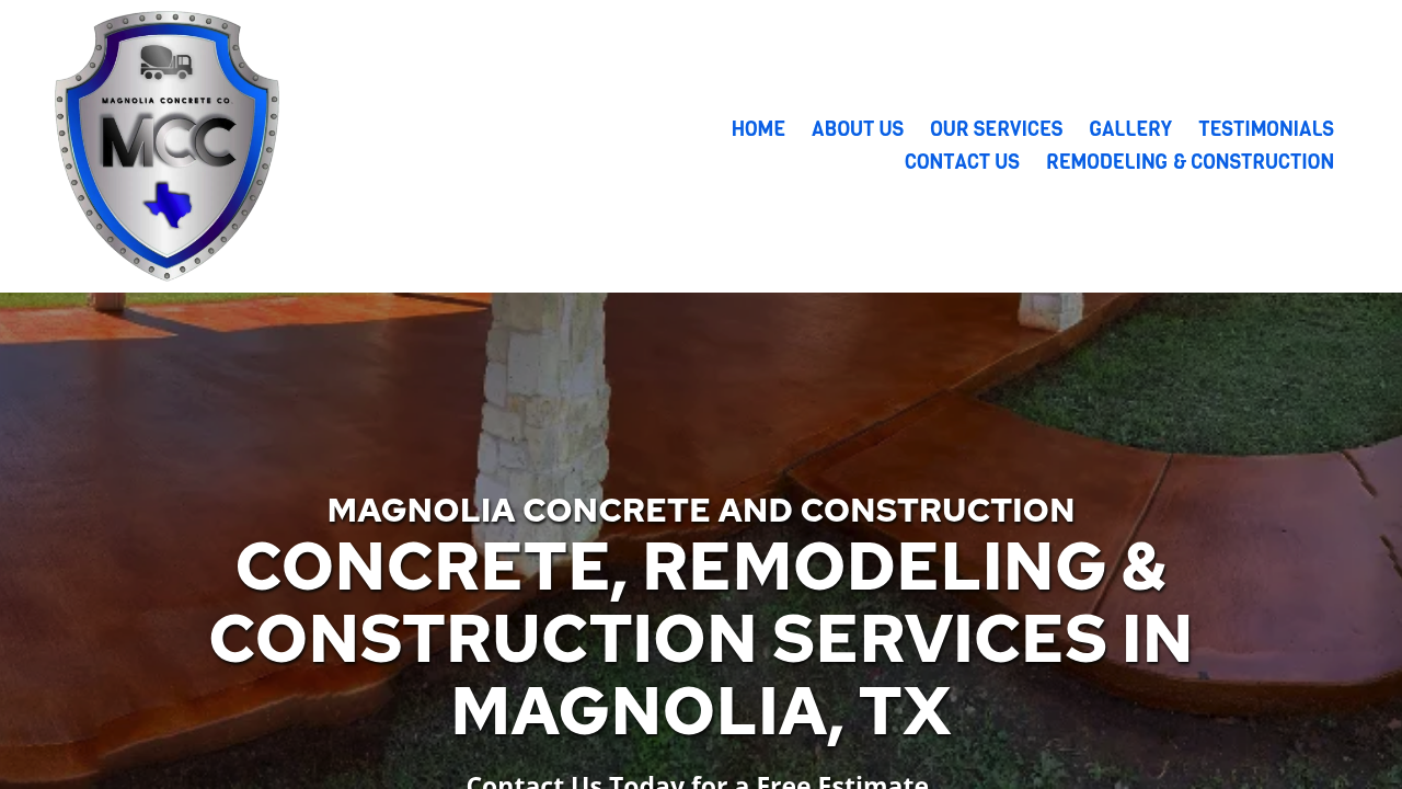 Magnolia Concrete Co. professional concrete services