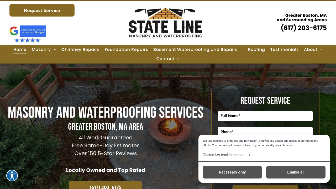 Stateline Masonry & Waterproofing professional masonry and waterproofing services
