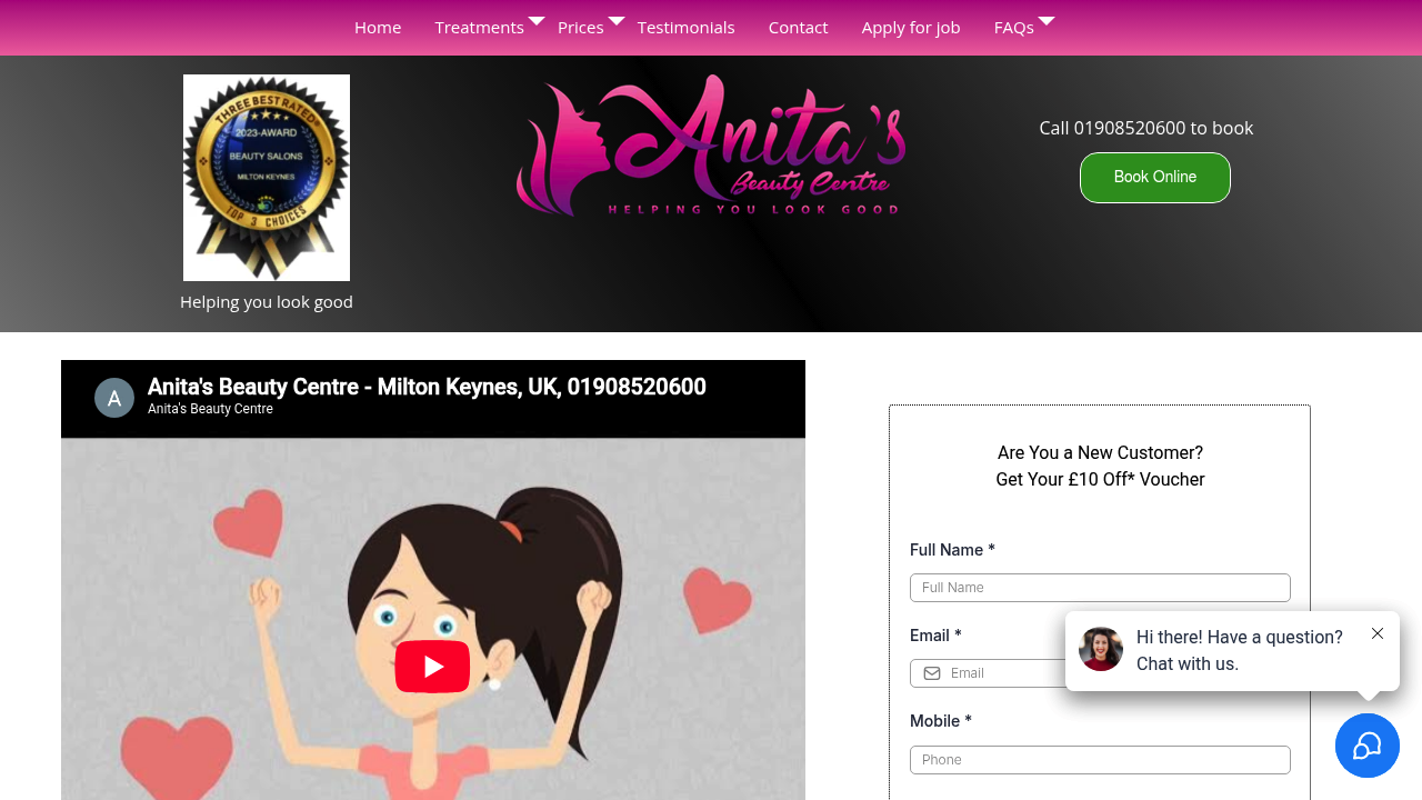 Anita's Beauty Centre Milton Keynes