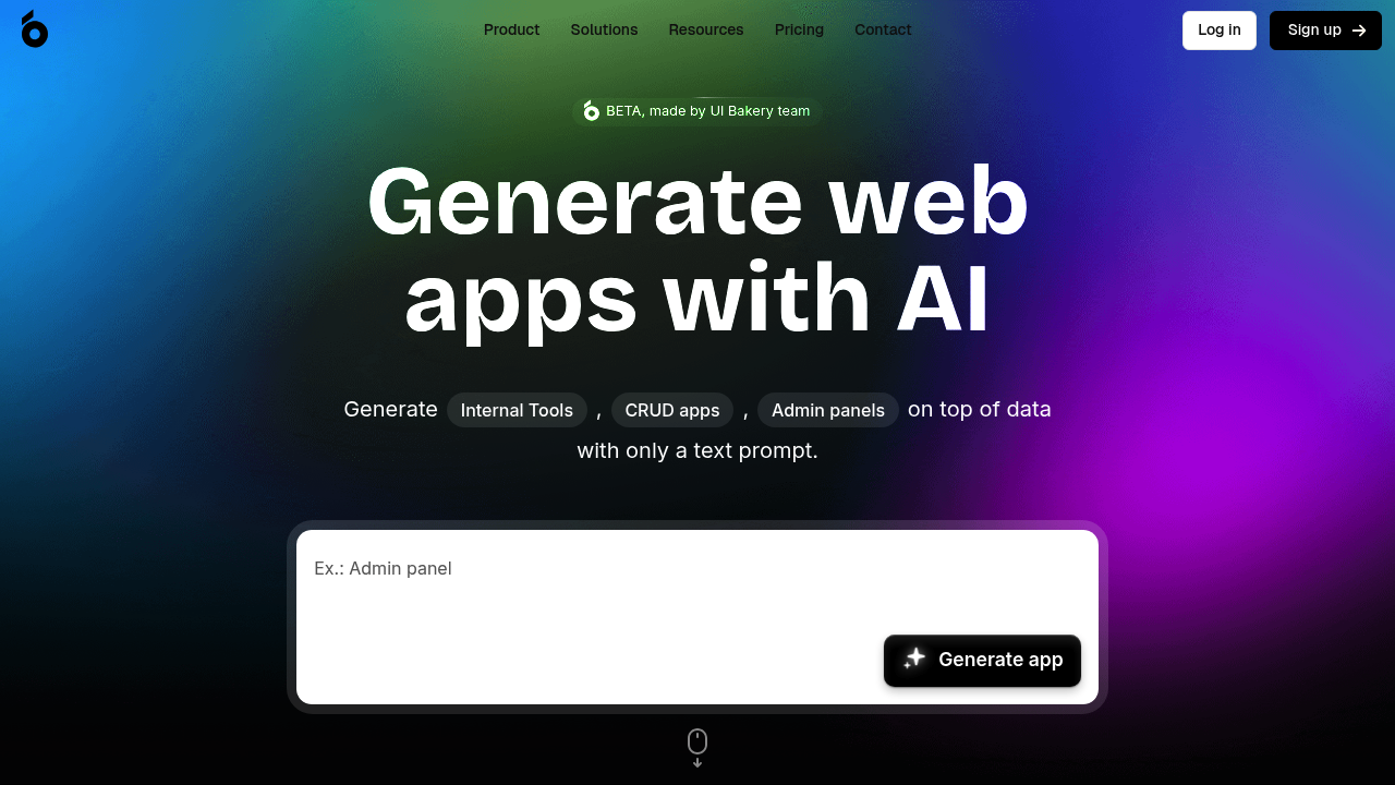 AI App Generator | UI Bakery