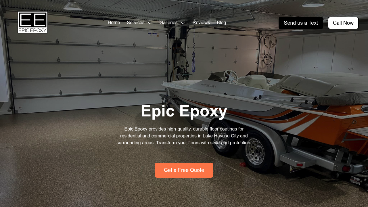 Epic Epoxy professional epoxy flooring services