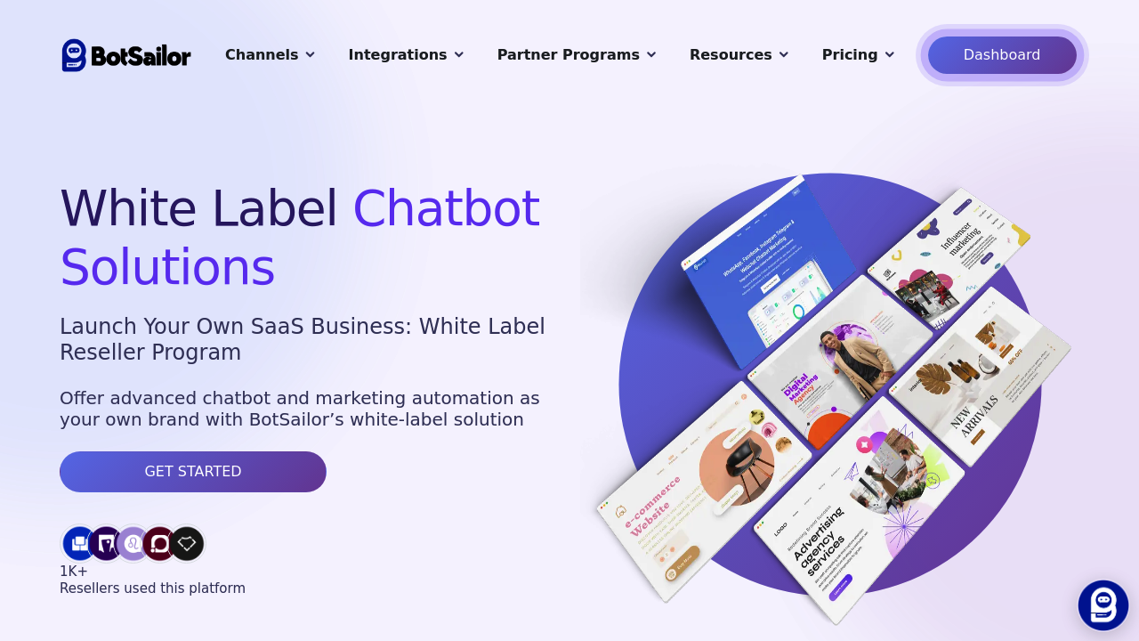 Desktop screenshot of BotSailor software interface