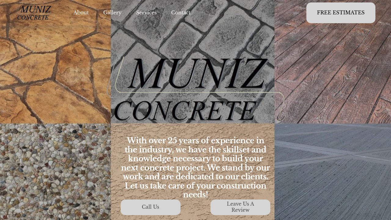 Muniz Concrete professional concrete services