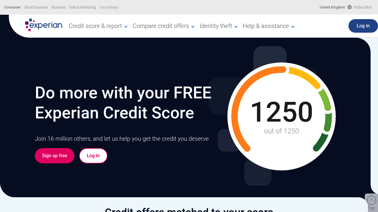 Experian UK business image