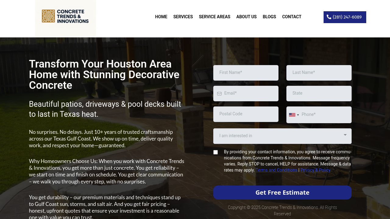 Concrete Trends & Innovations professional concrete services