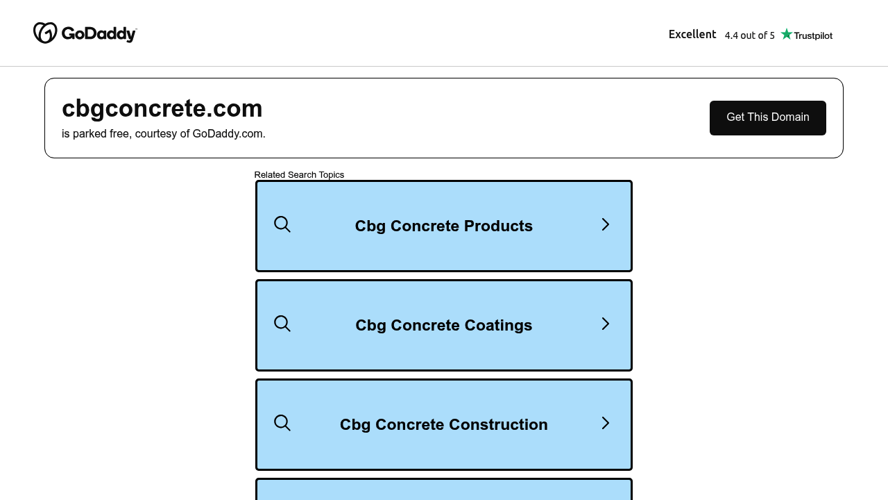 CBG Concrete professional concrete services