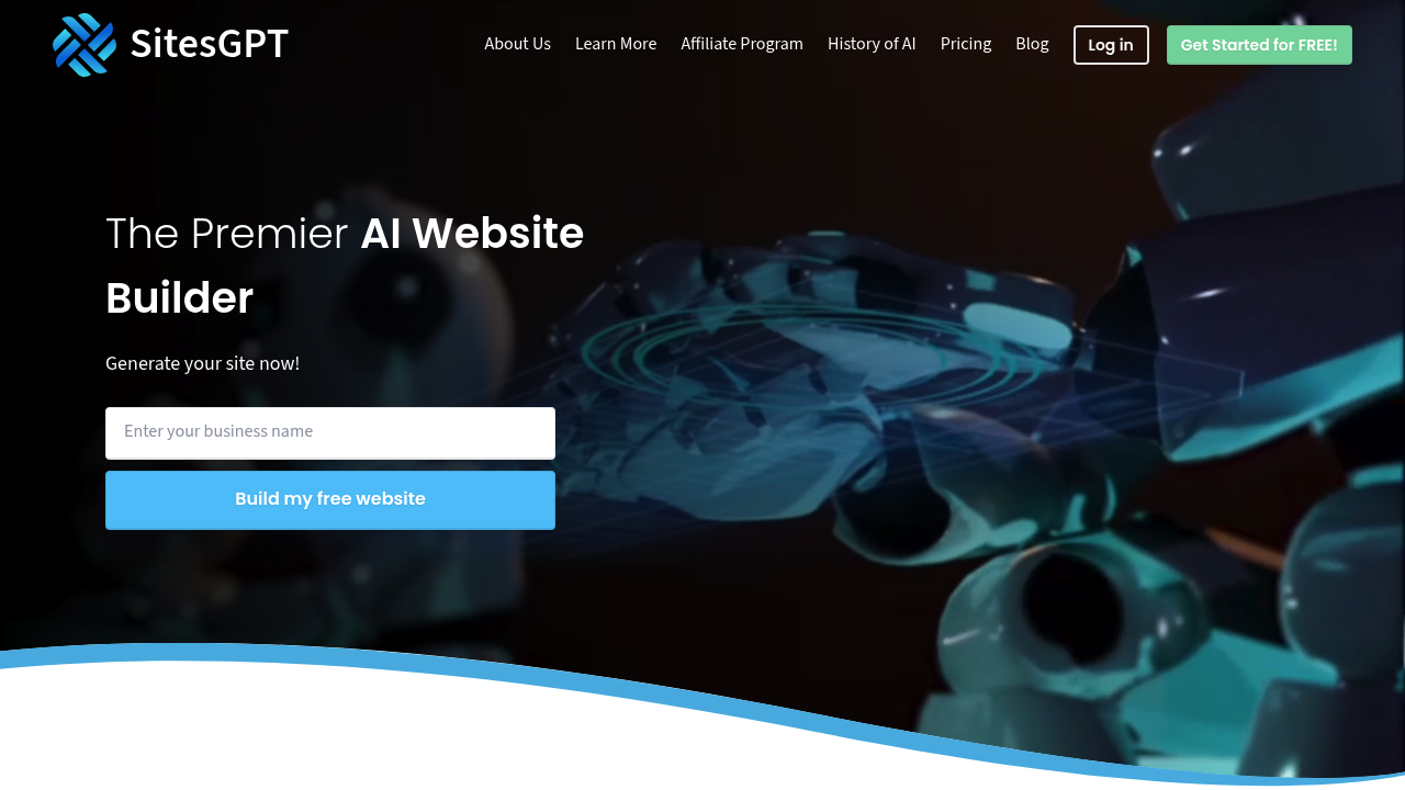 SitesGPT | Revolutionize Website Creation with the best AI-Powered Site Builder