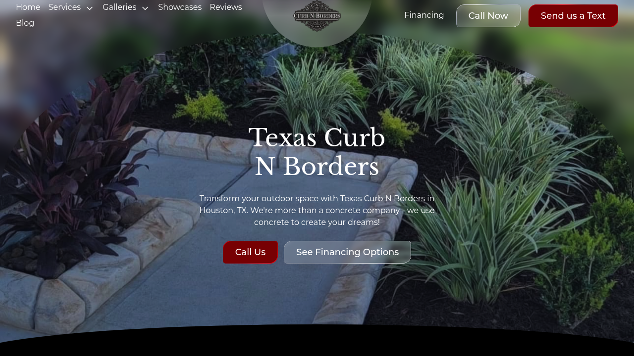 Texas Curb n Borders professional concrete services