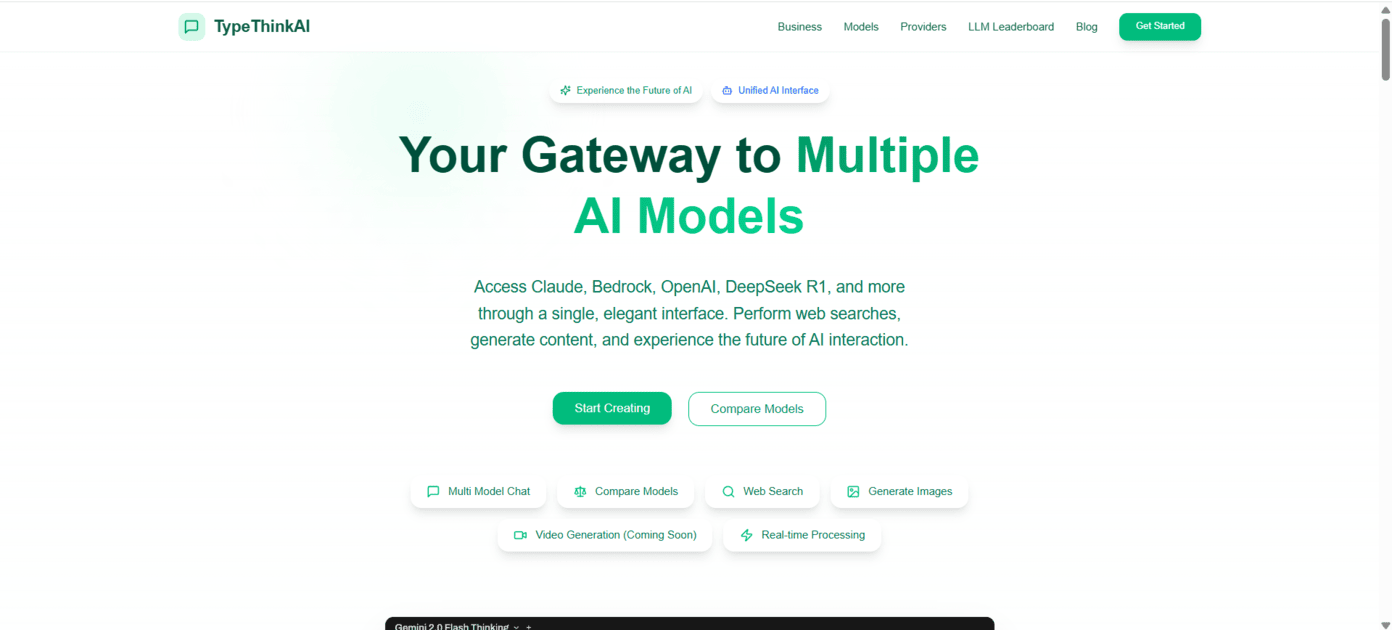 Unlock The Power Of Ai With Typethinkai Your All In One Ai Solution