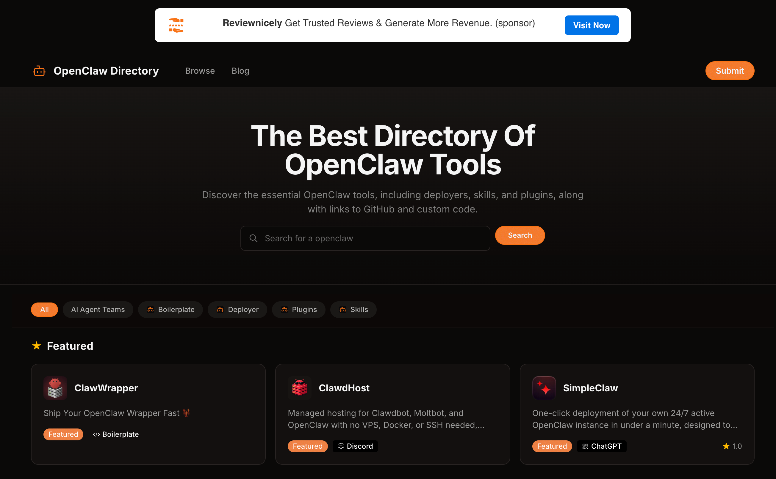 The Best Directory Of OpenClaw Tools