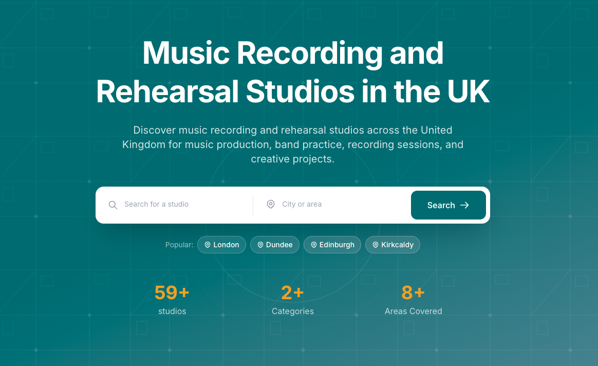 Music Studio Finder