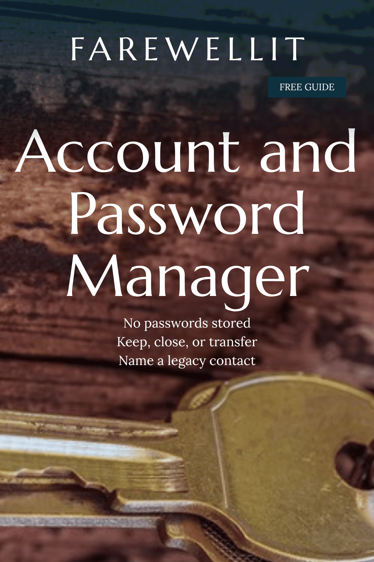 Account and Password Manager guide cover